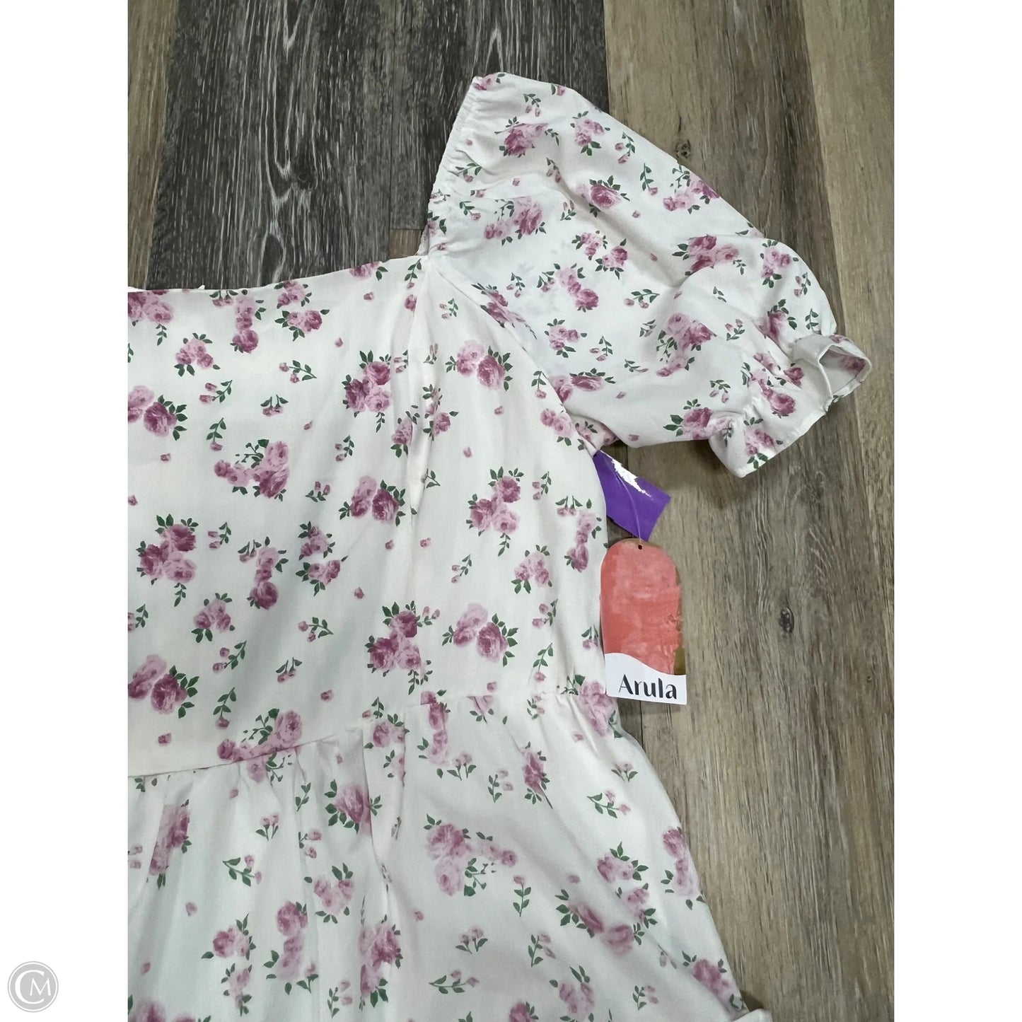 Dress Casual Short By Arula In Floral Print, Size: 1x