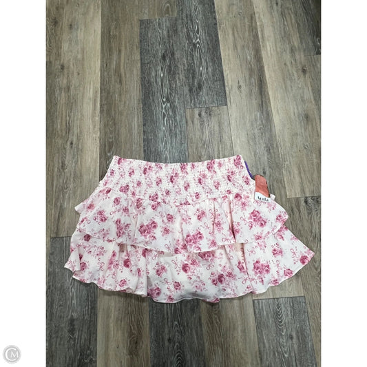 Skort Mini & Short By Arula In Floral Print, Size: 1x