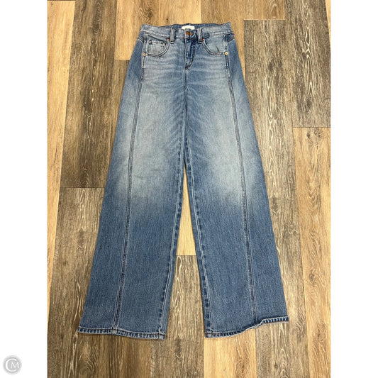 Jeans Boot Cut By Evereve In Blue Denim, Size: 0/24