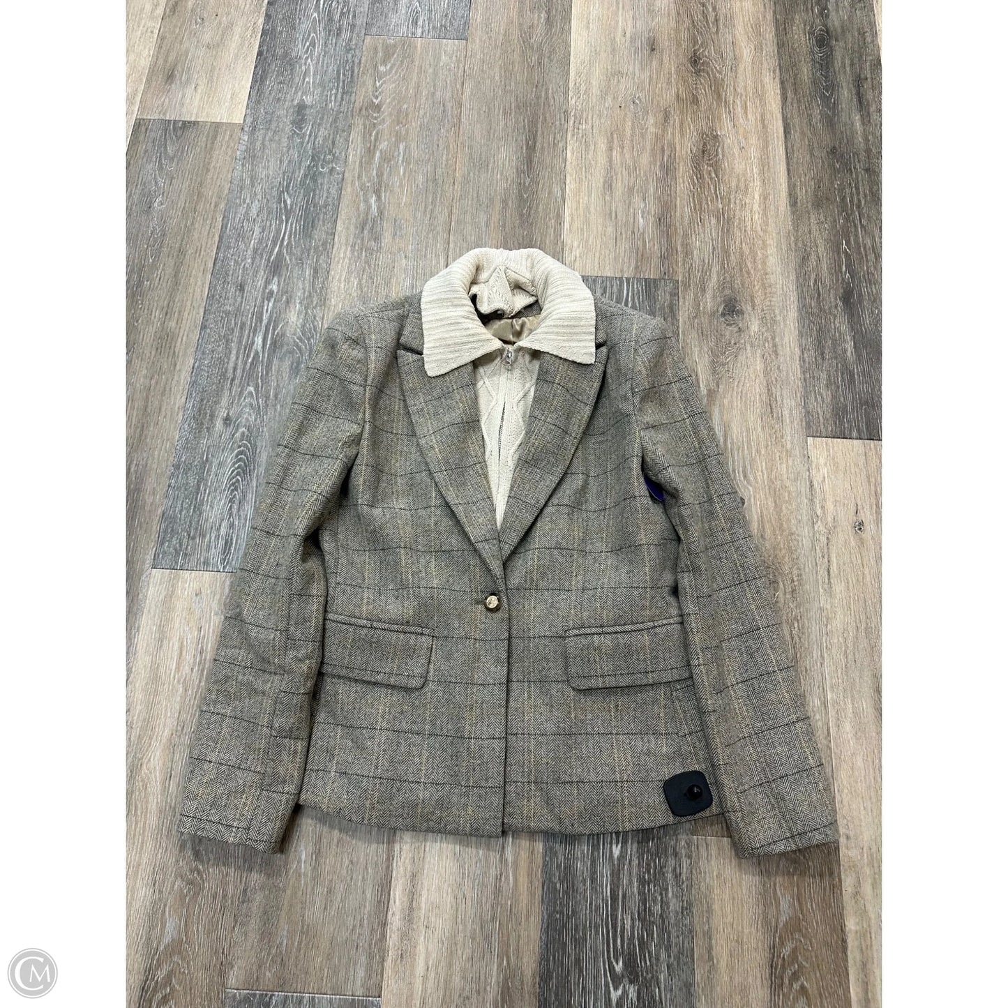 Blazer By Evereve In Plaid Pattern, Size: Xs