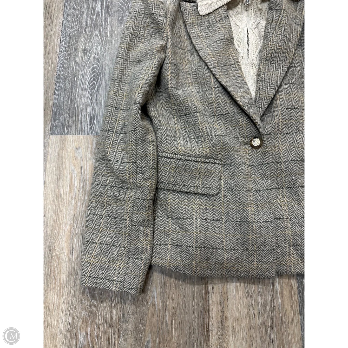 Blazer By Evereve In Plaid Pattern, Size: Xs