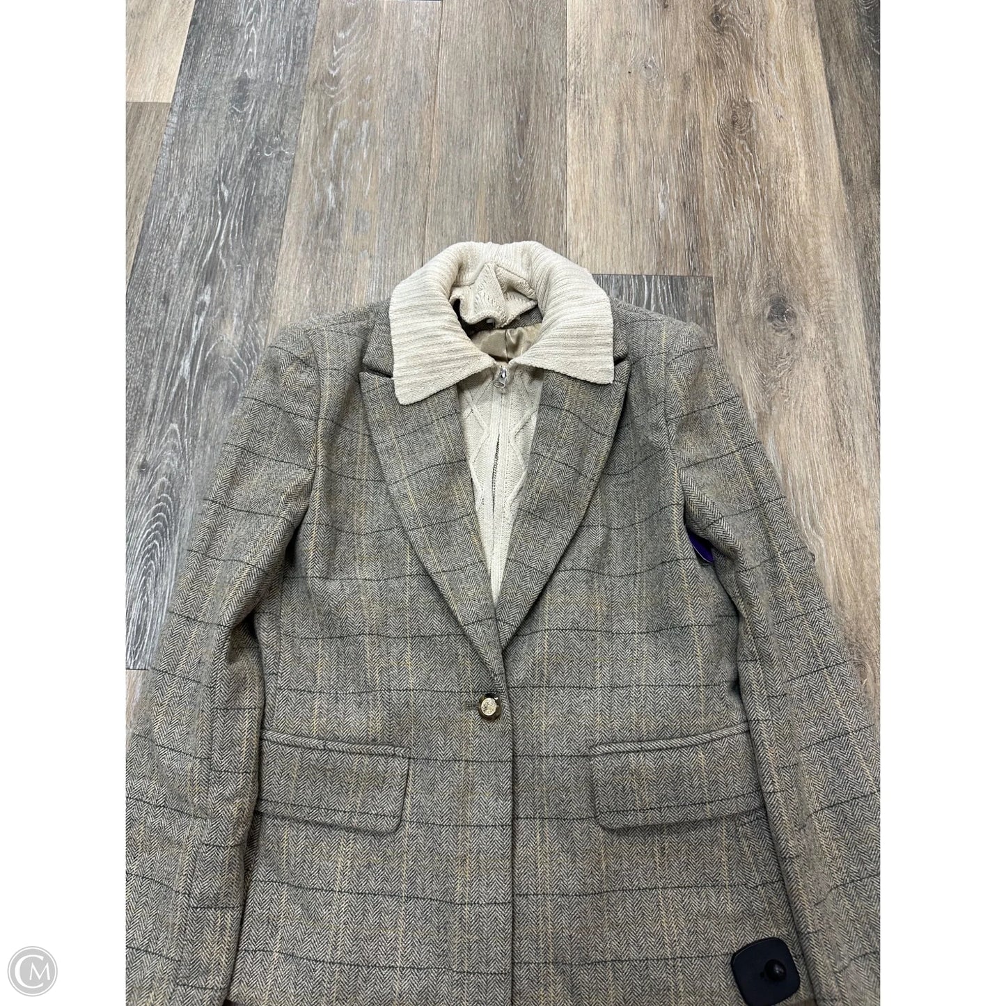 Blazer By Evereve In Plaid Pattern, Size: Xs