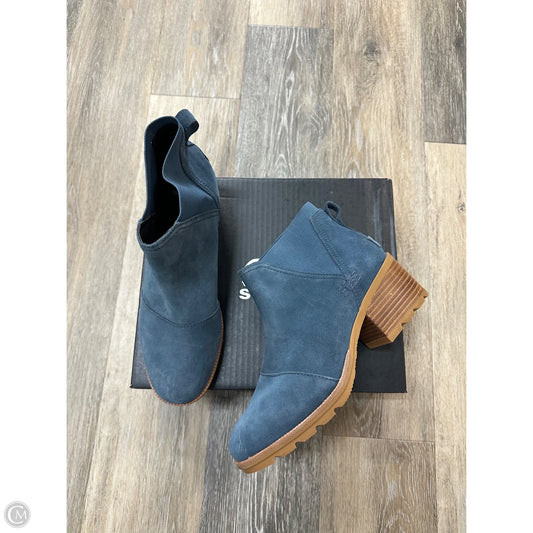Shoes Heels Block By Sorel In Blue, Size: 9