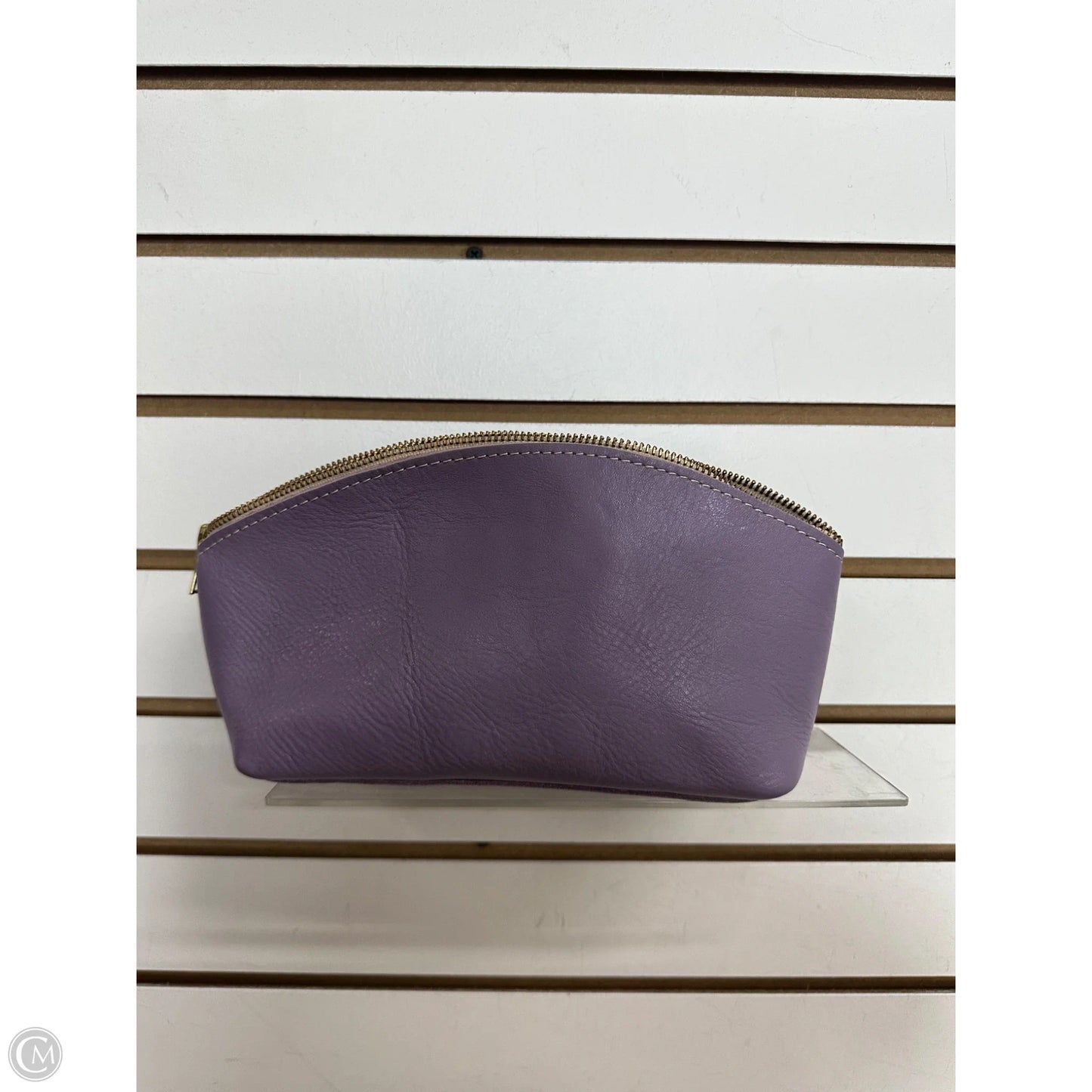 Makeup Bag Leather By Portland Leather, Size: Medium