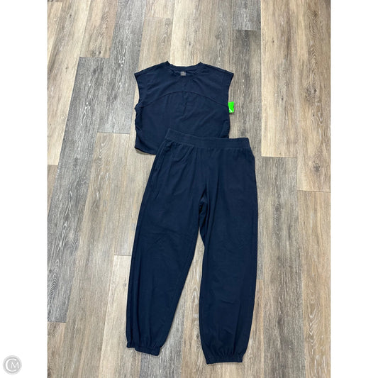 Lounge Set Pants By Harmony & Balanace In Navy, Size: M