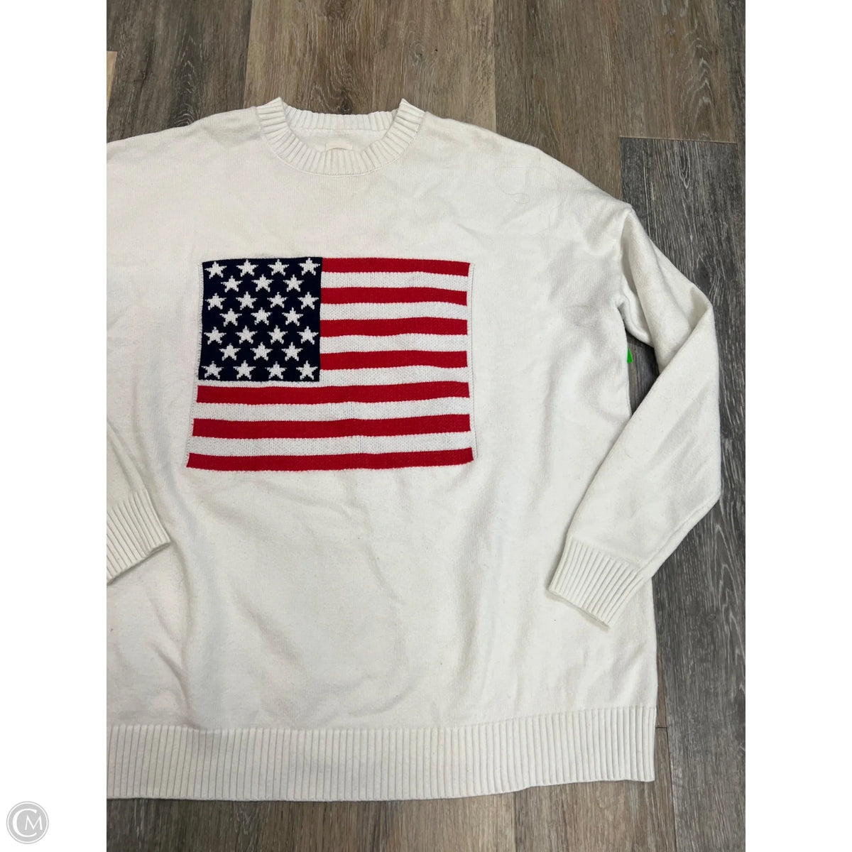 Sweater By Sunkissed Coconut In White, Size: S/M