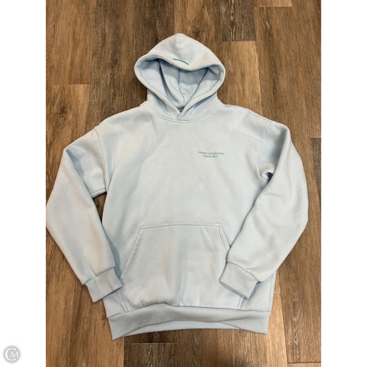 Sweatshirt Hoodie By Comfrt In Blue, Size: M