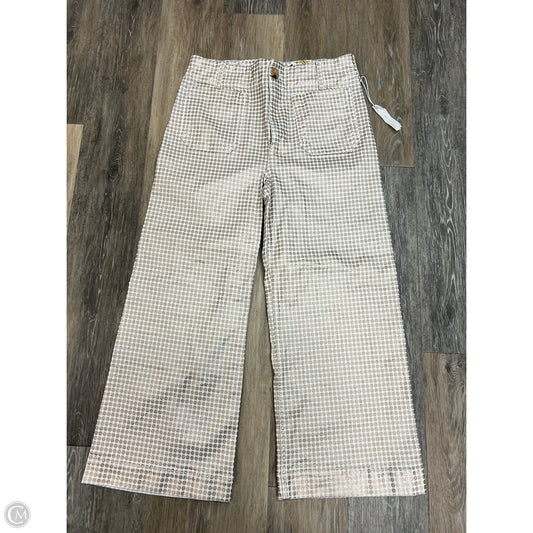 Pants Cropped By Maeve In Gold, Size: 10