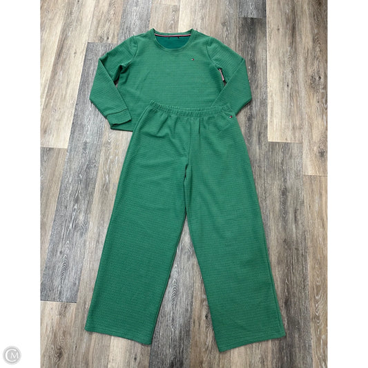 Pants Set 2pc By Tommy Hilfiger In Green, Size: L