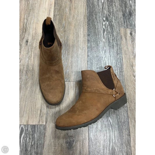 Boots Ankle Flats By Teva In Brown, Size: 8