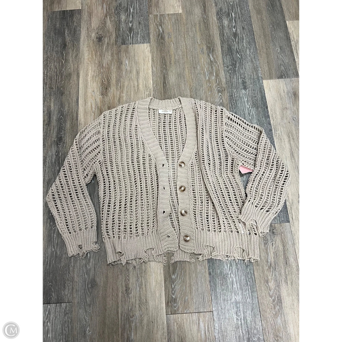Sweater By Mello In Tan, Size: L
