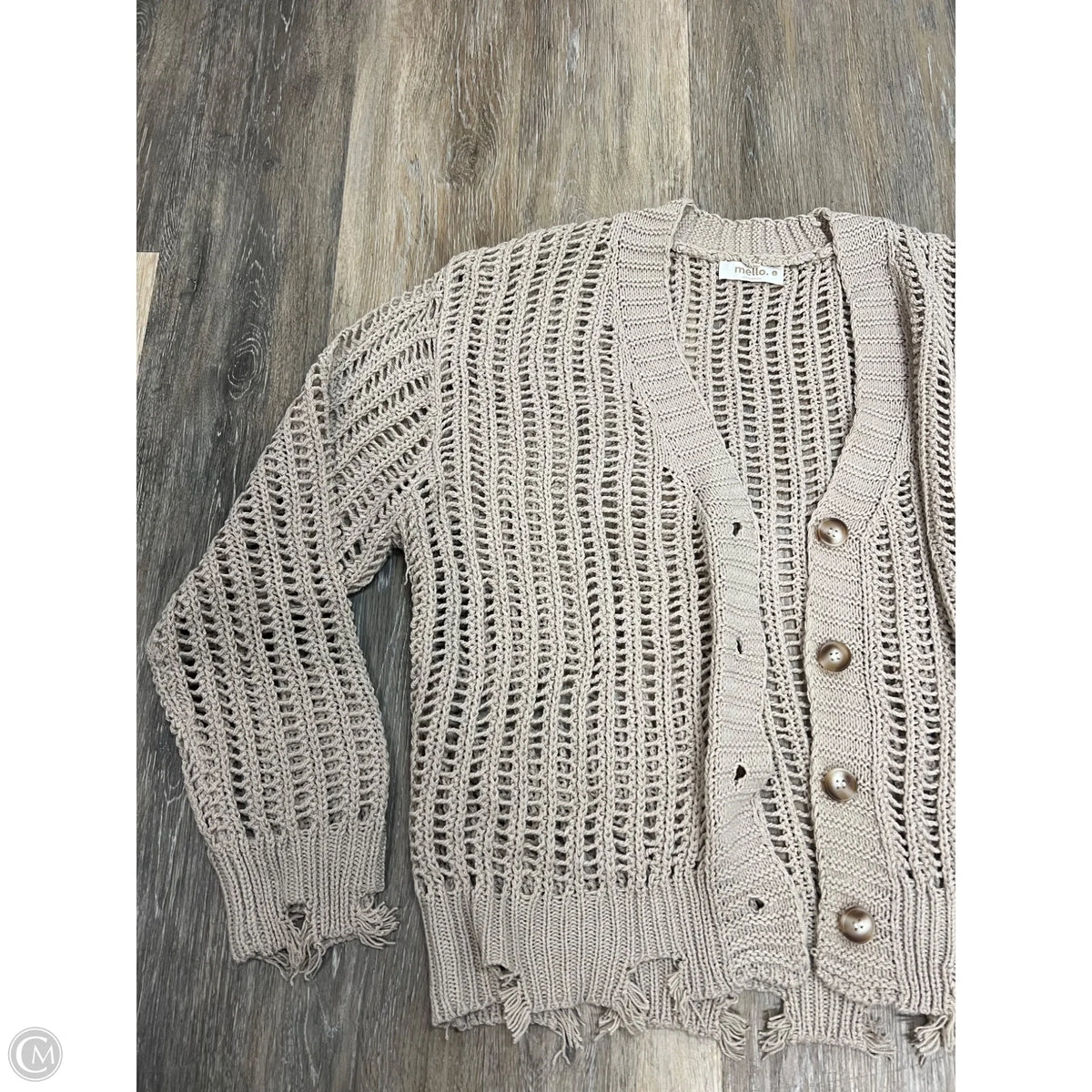 Sweater By Mello In Tan, Size: L