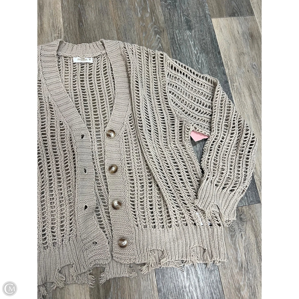 Sweater By Mello In Tan, Size: L