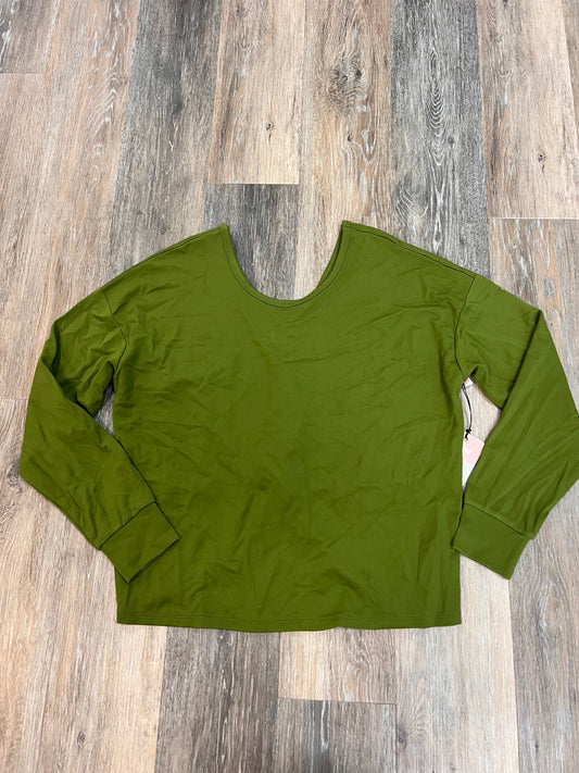 Top Long Sleeve By Cabi In Green, Size: M