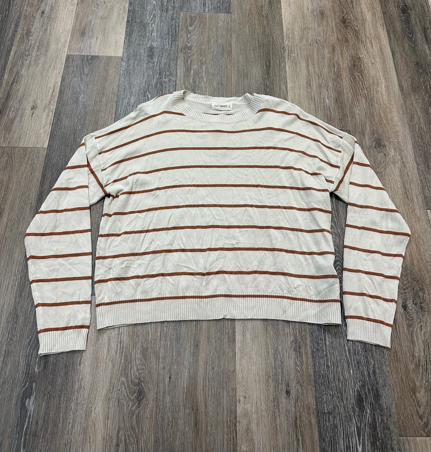 Sweater By The Nines In Striped Pattern, Size: L