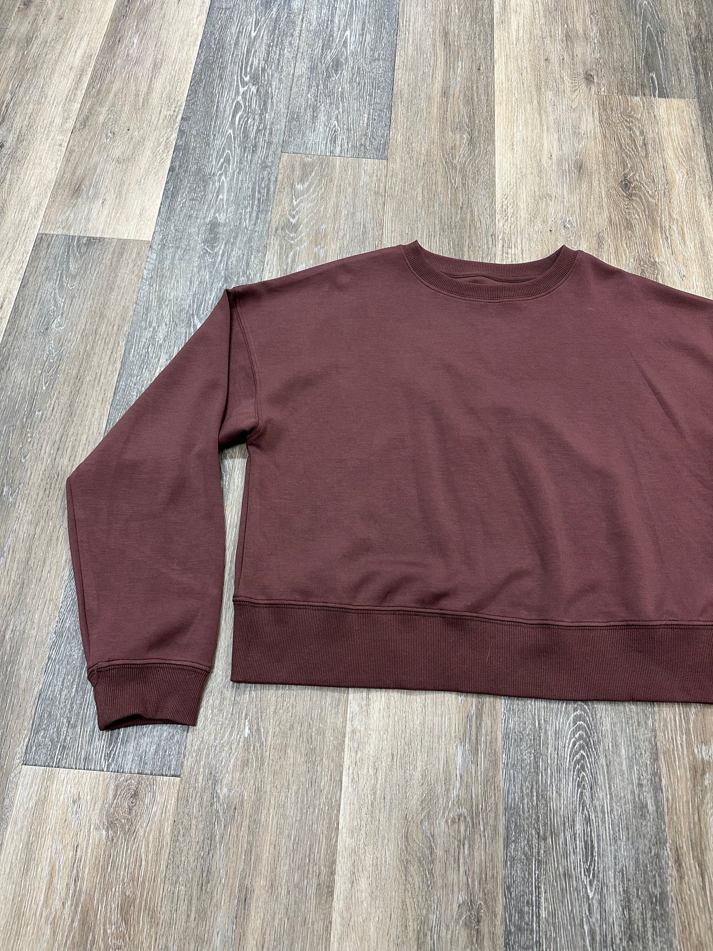 Athletic Top Long Sleeve Crewneck By Thread And Supply  Size: L