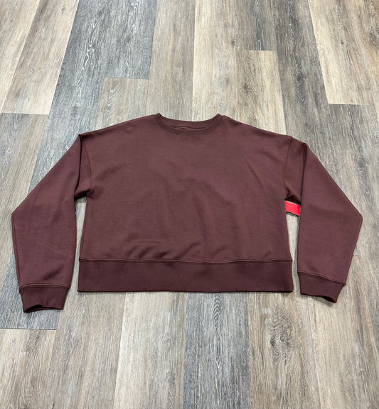 Athletic Top Long Sleeve Crewneck By Thread And Supply  Size: L