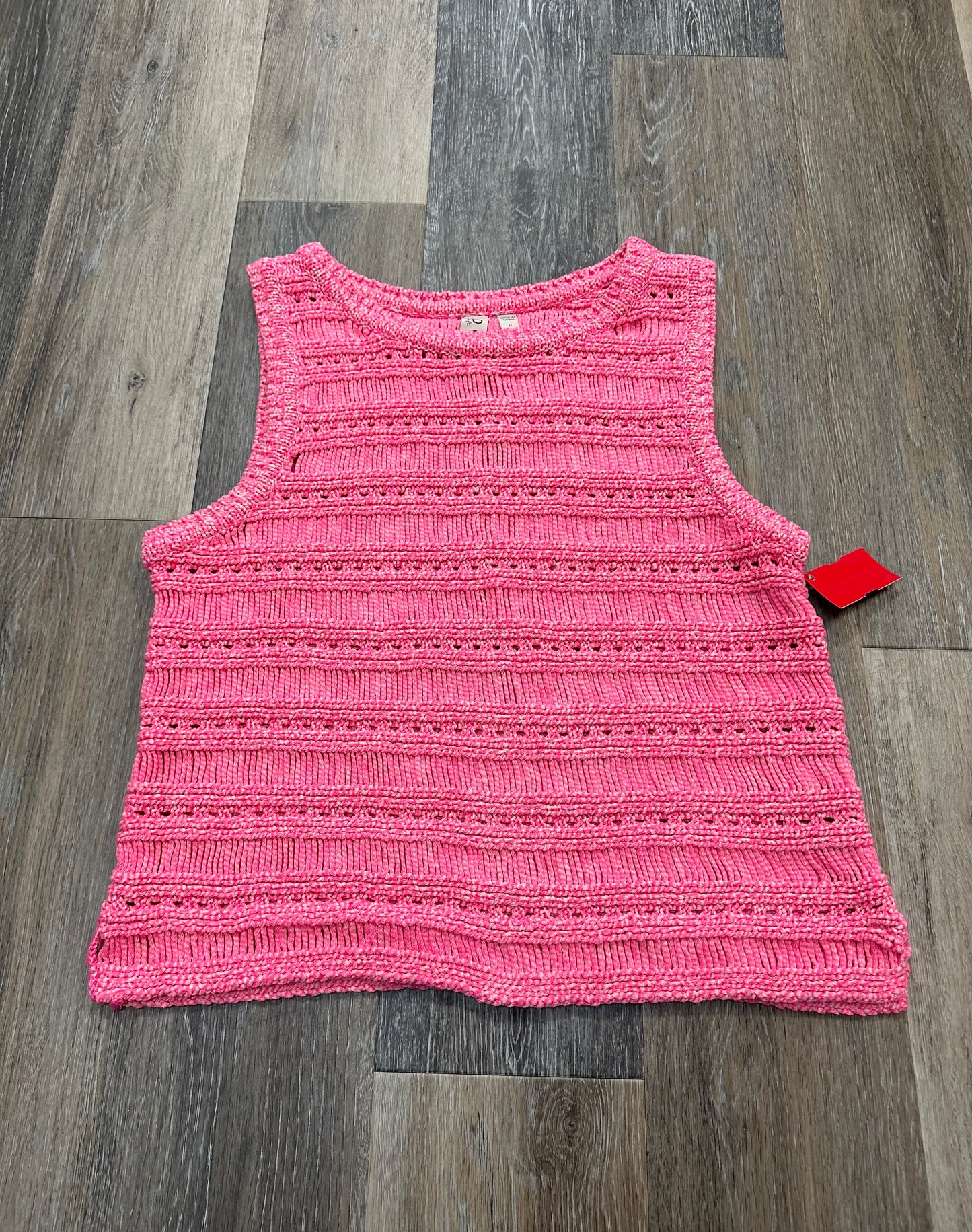 Pink Sweater Short Sleeve Dolan Left Coast, Size M