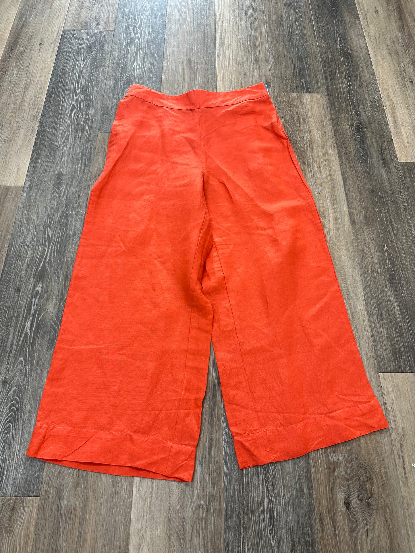 Orange Pants Linen Boston Proper, Size S