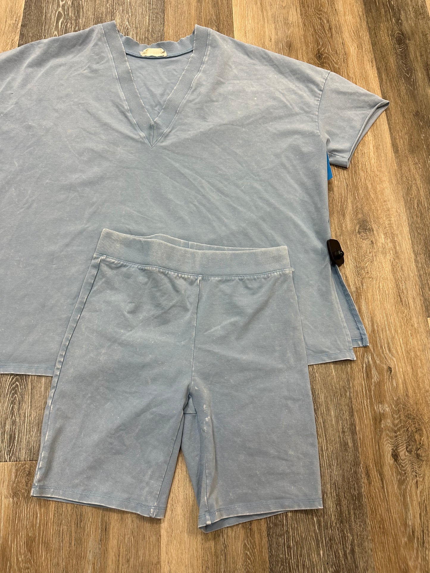 Blue Shorts Set La Biz, Size M