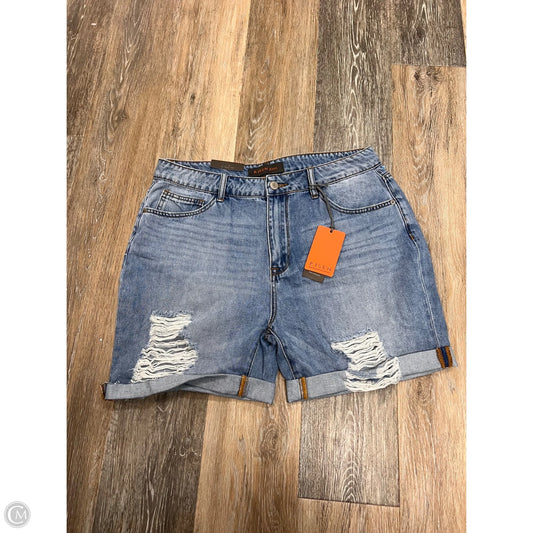 Shorts By Risen In Blue Denim, Size: L