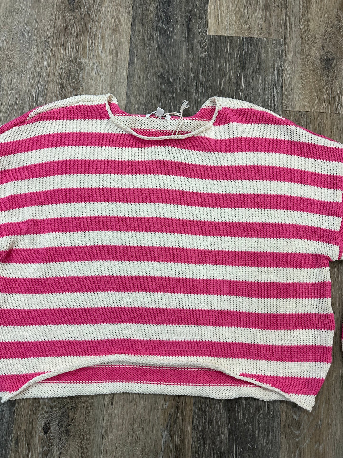 Sweater By Blu Pepper In Pink, Size: L