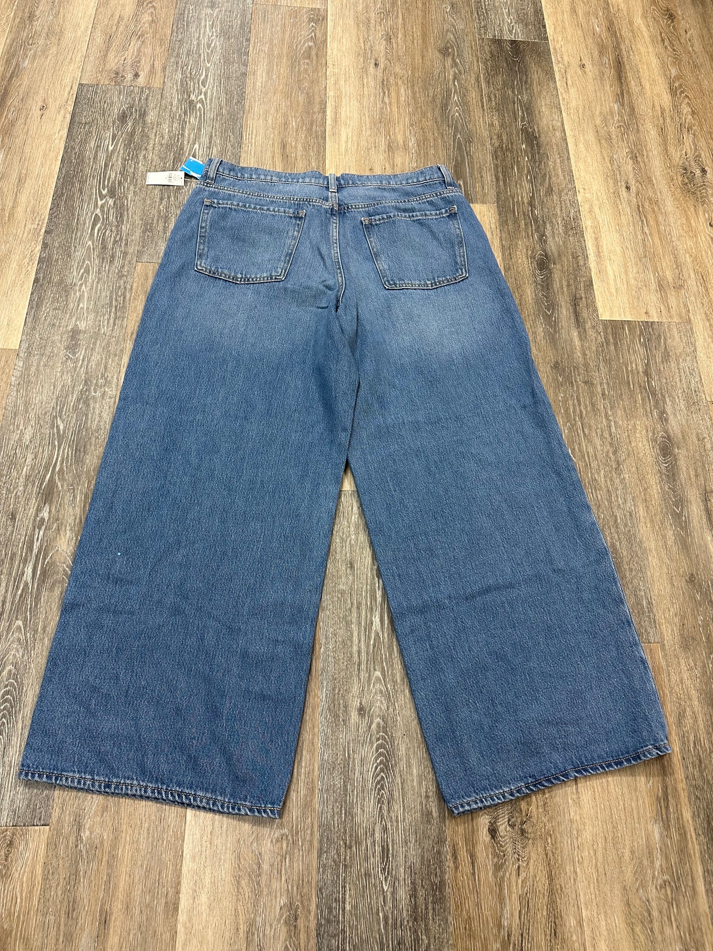 Jeans Straight By Old Navy In Blue Denim, Size: 12