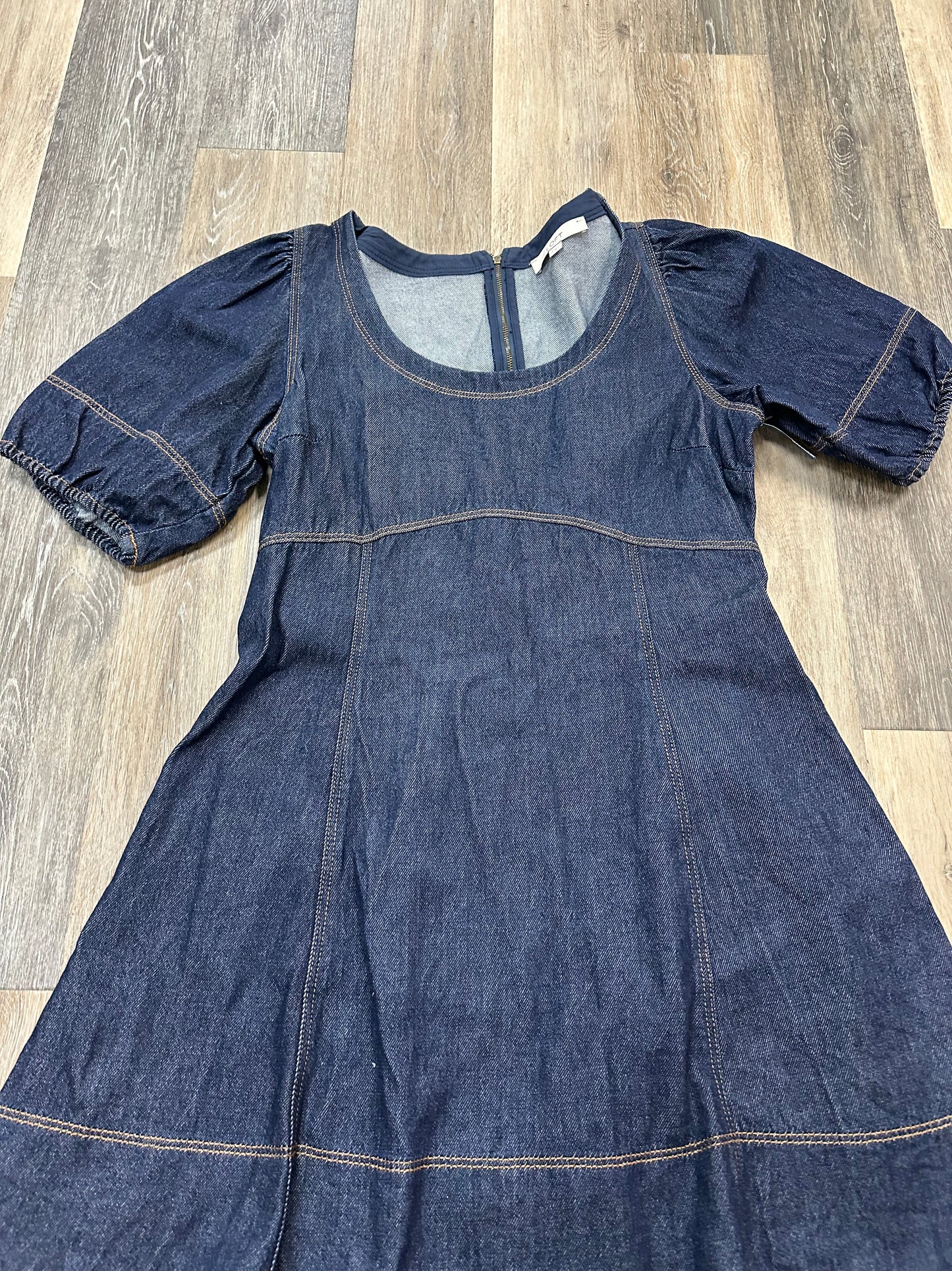 Dress Casual Short By Loft In Blue Denim, Size: 14