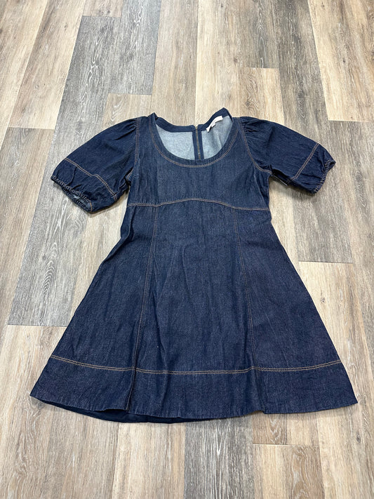 Dress Casual Short By Loft In Blue Denim, Size: 14