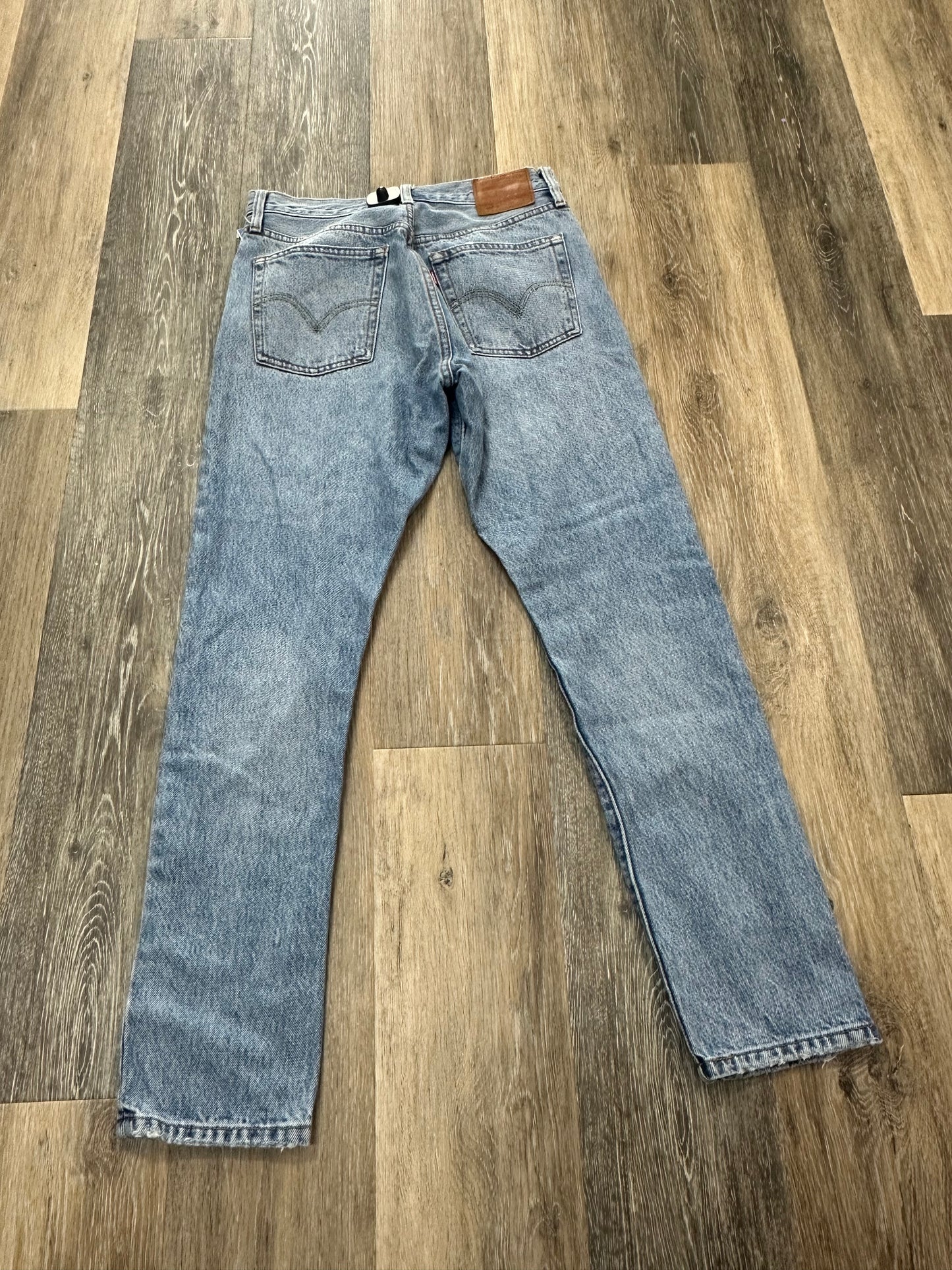 Blue Denim Jeans Straight Levis, Size 4/27