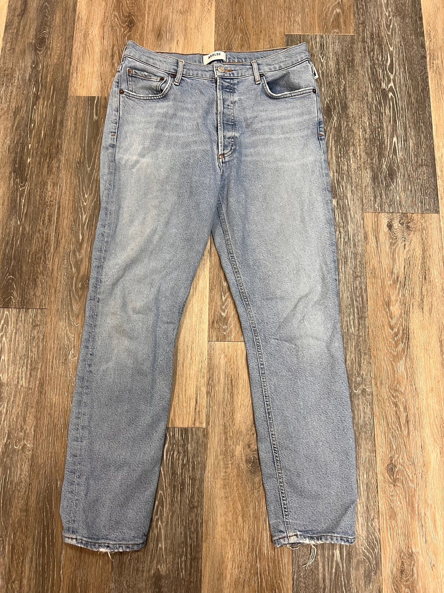 Jeans Designer By Agolde In Blue Denim, Size: 8/29