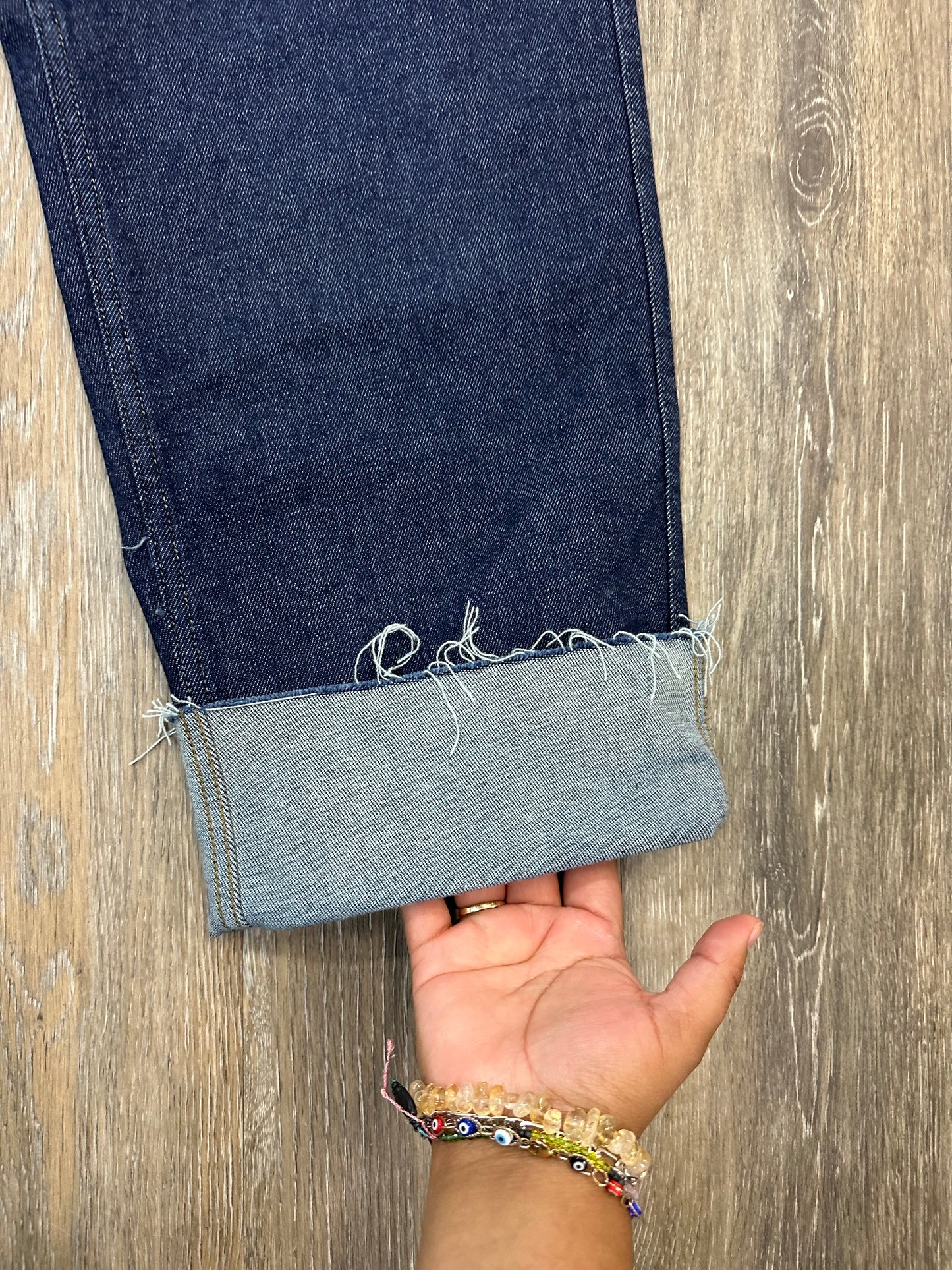 Jeans Straight By Spanx In Blue Denim, Size: 2x