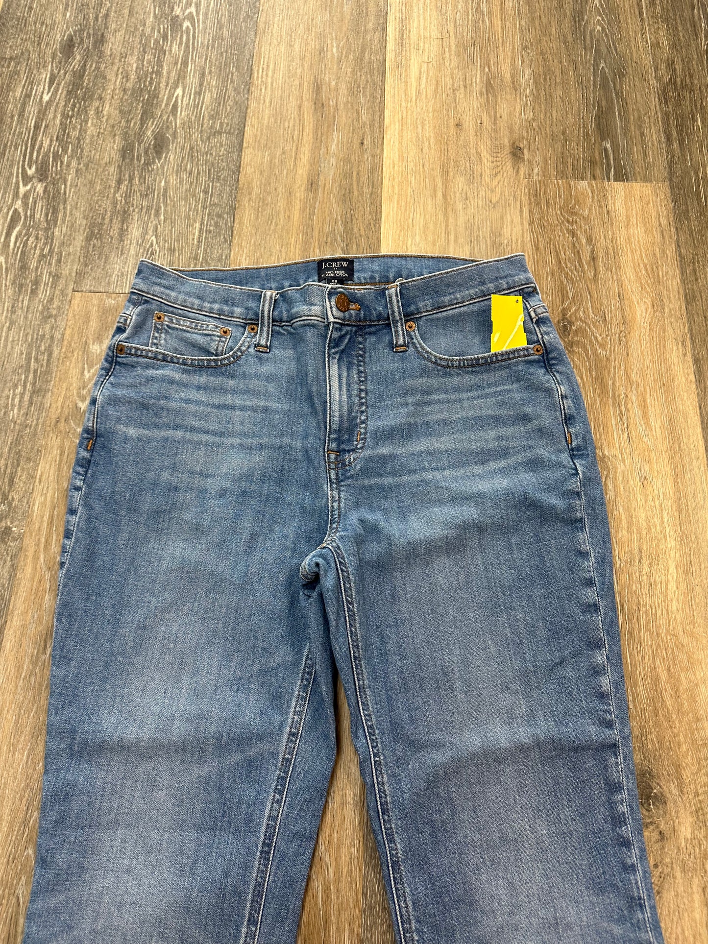 Jeans Flared By J. Crew In Blue Denim, Size: 8