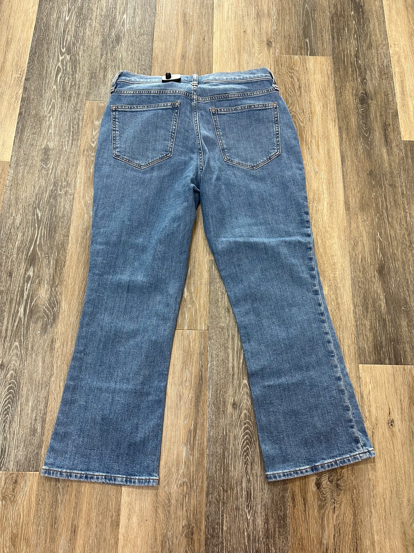 Jeans Flared By J. Crew In Blue Denim, Size: 8