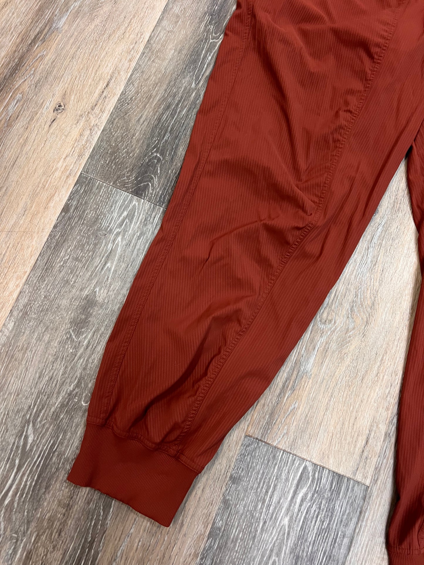 Athletic Pants By Lululemon In Rust, Size: 16