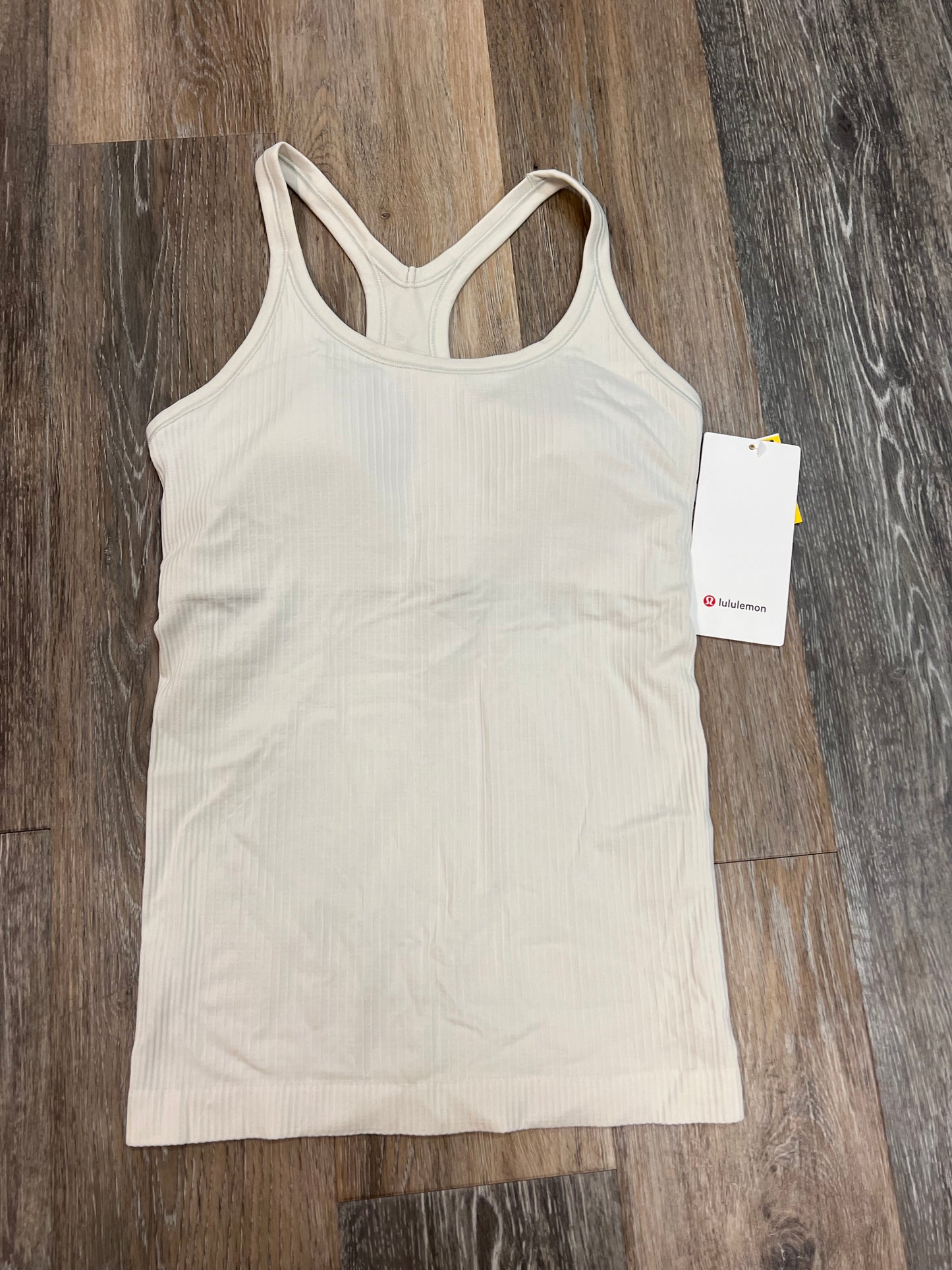 Athletic Tank Top By Lululemon In Bone, Size: 6