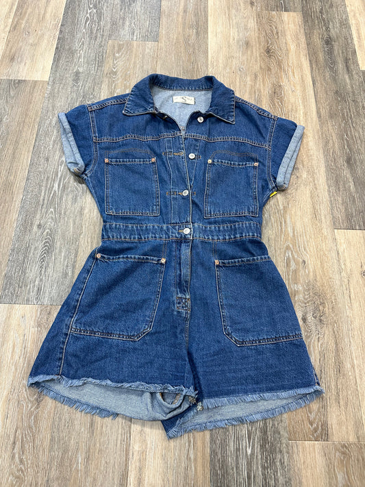 Romper By We The Free In Blue Denim, Size: S