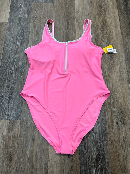 Swimsuit By Old Navy In Pink, Size: Xxl