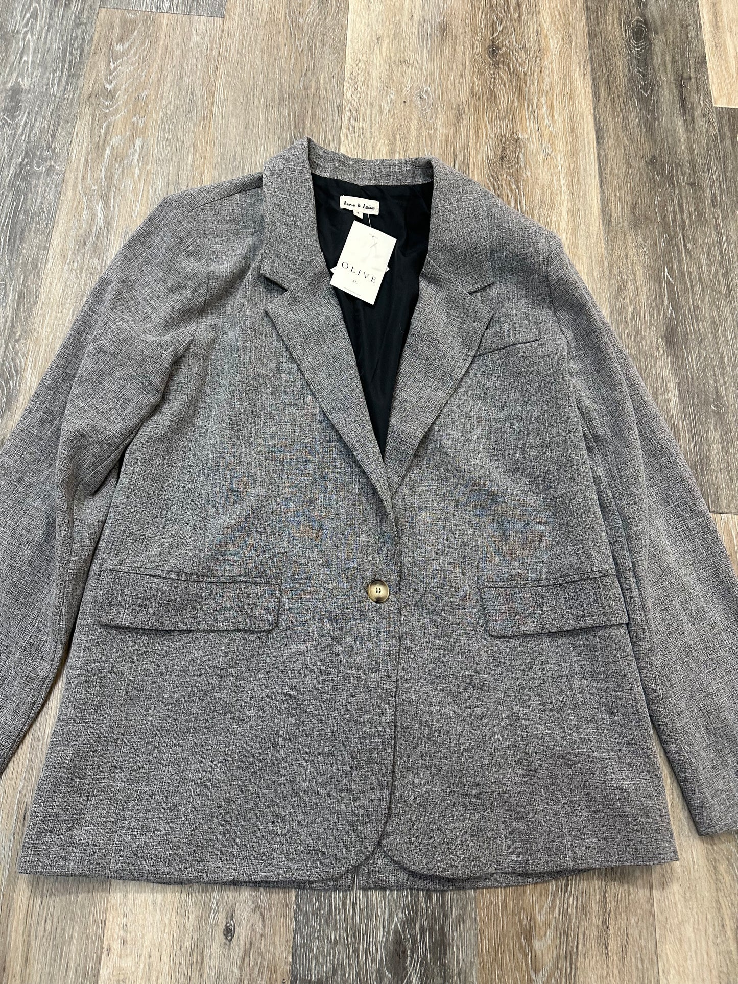 Blazer By Aaron and Amber In Grey, Size: S