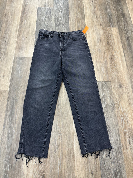 Jeans Straight By Black Orchid In Black Denim, Size: 4