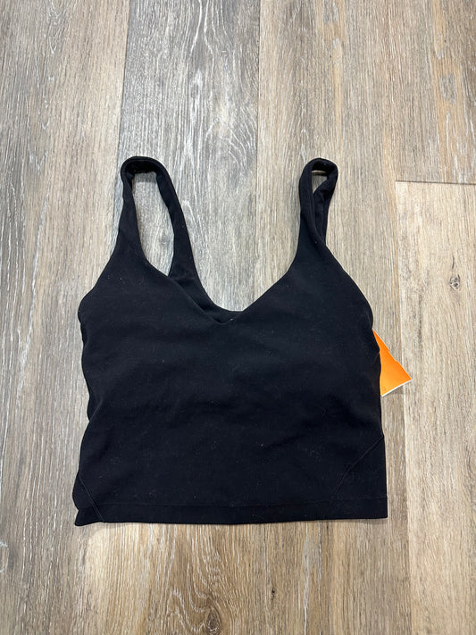 Athletic Tank Top By Lululemon In Black, Size: 2