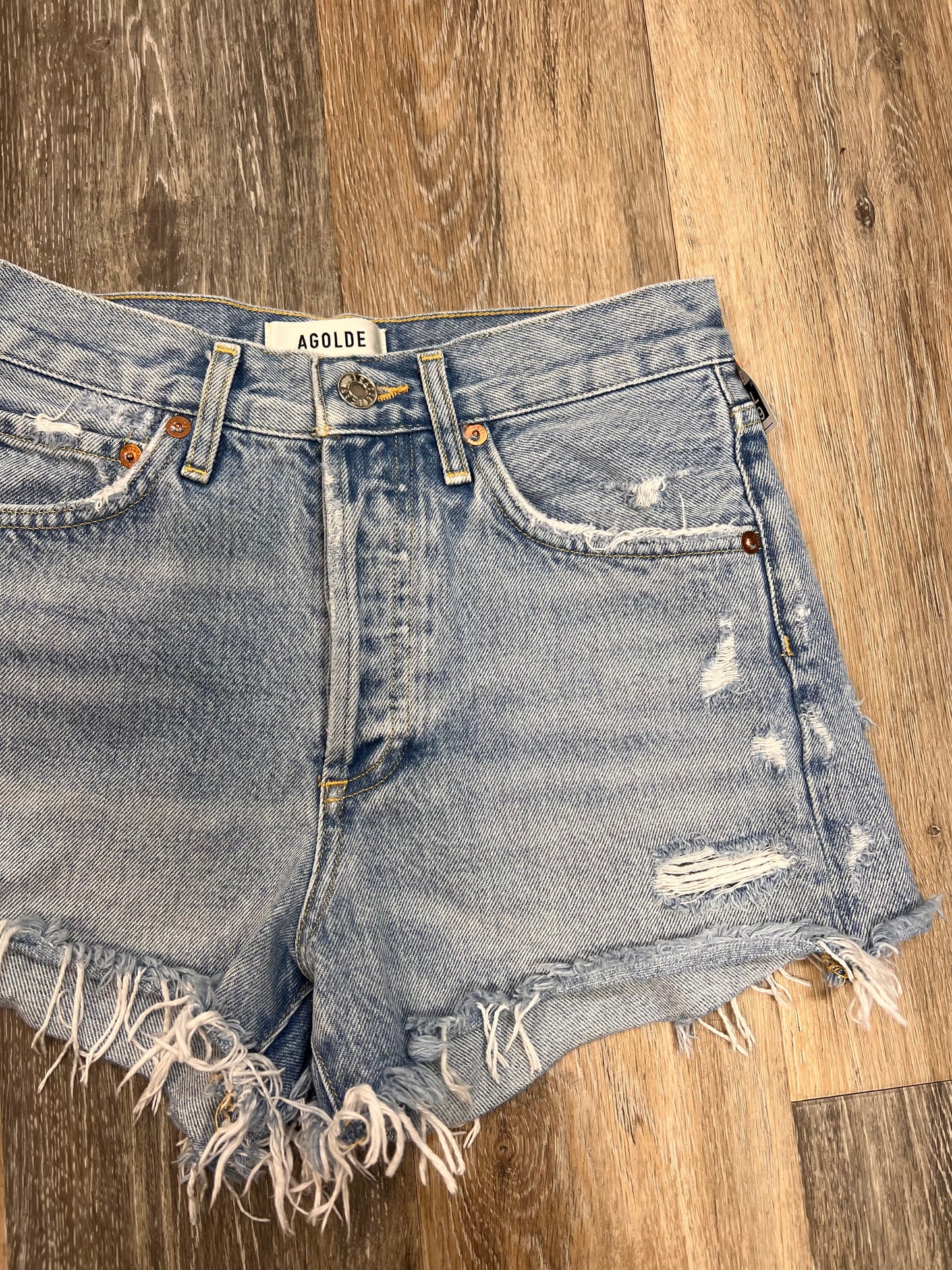 Shorts By Agolde In Blue Denim, Size: 0/24