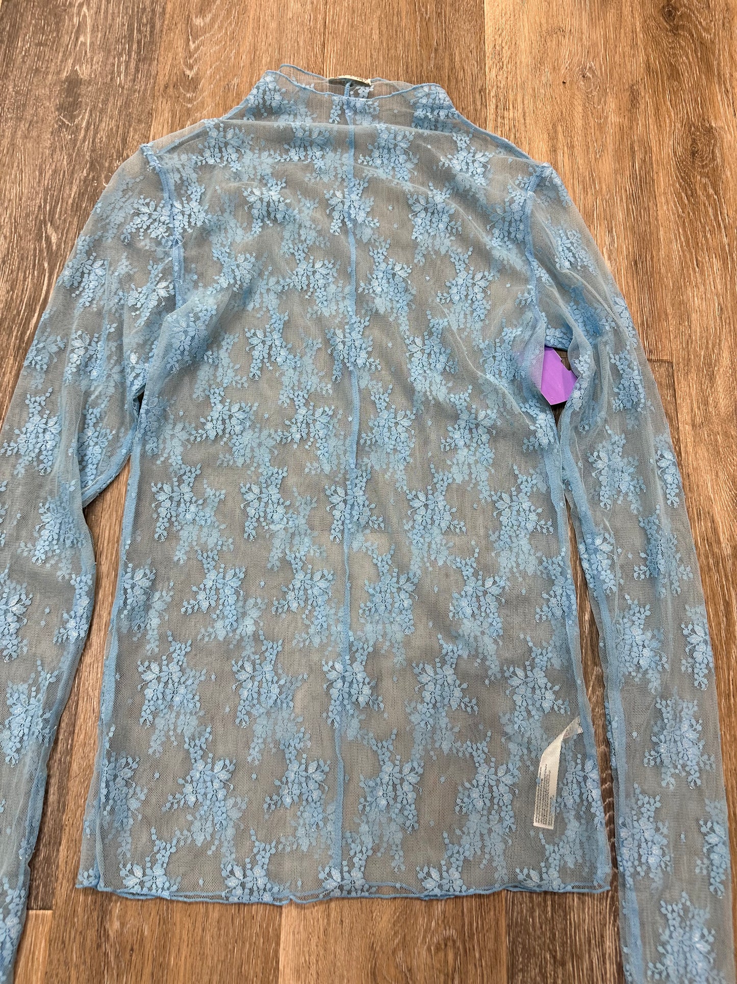 Top Long Sleeve By Free People In Blue, Size: L