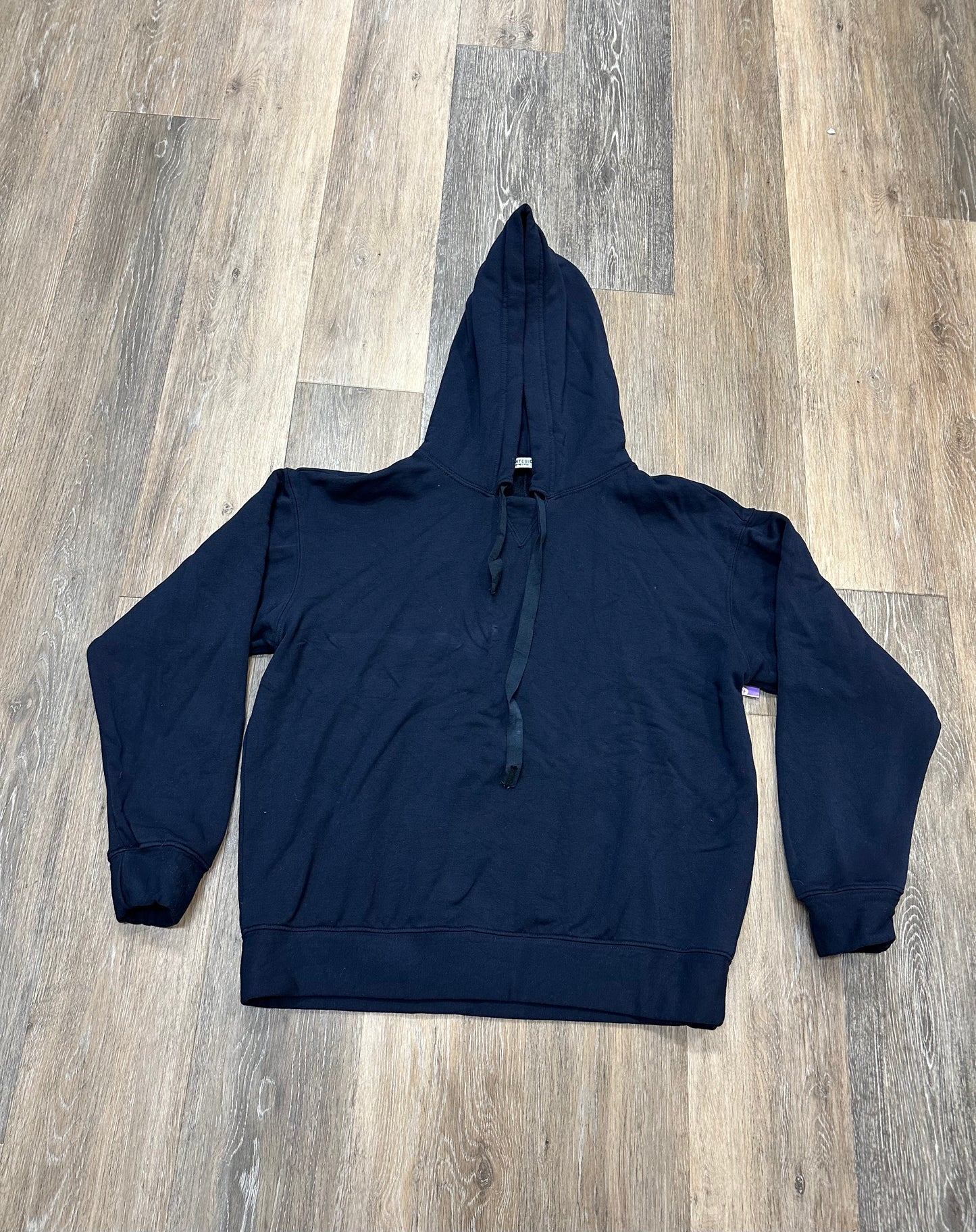 Sweatshirt Hoodie By Stateside In Blue, Size: M