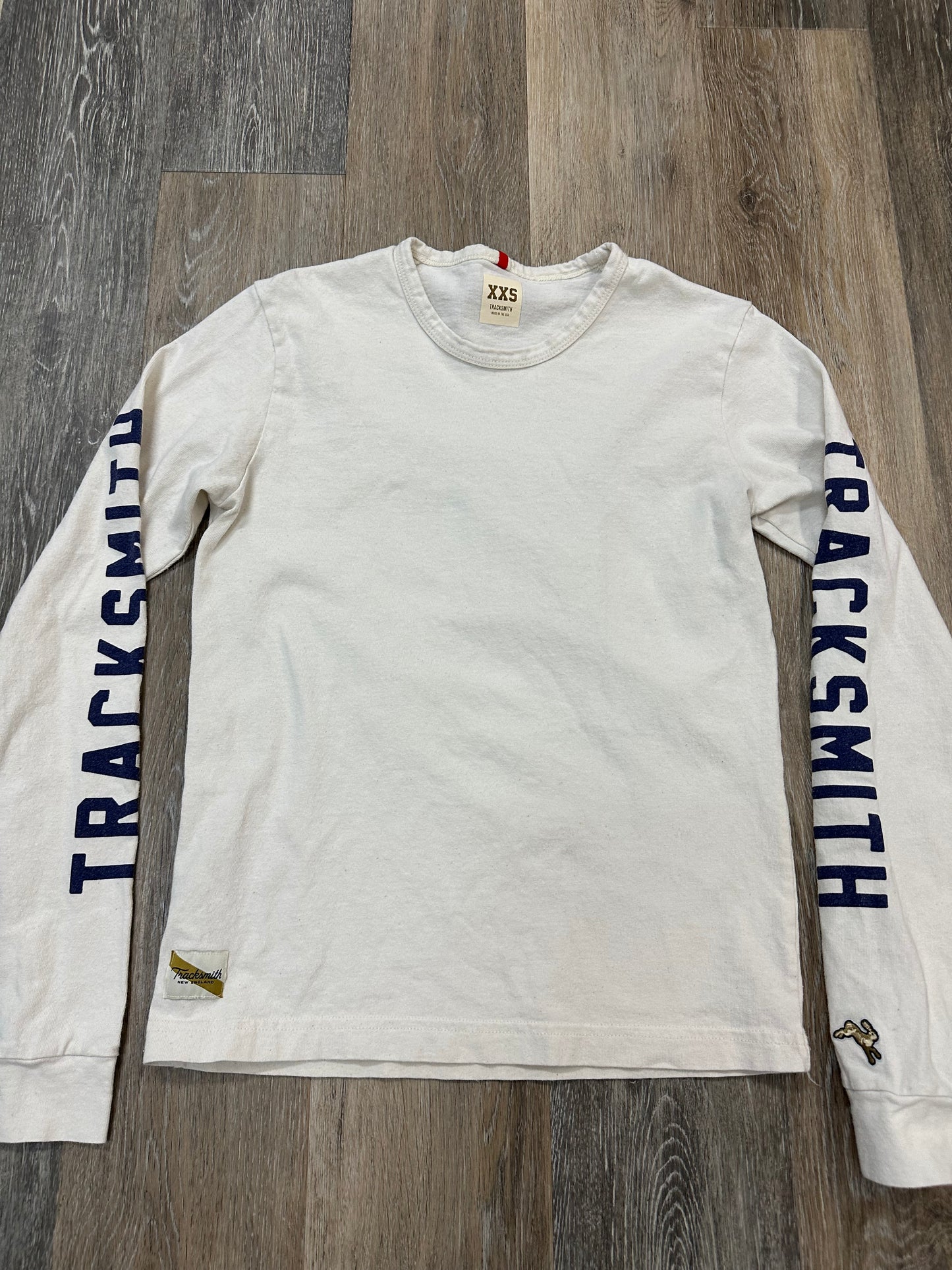 Top Long Sleeve By Tracksmith In Cream, Size: Xxs