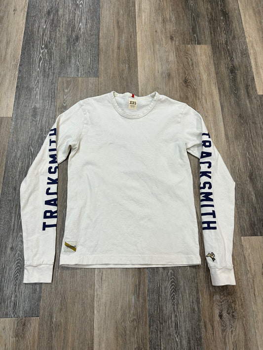 Top Long Sleeve By Tracksmith In Cream, Size: Xxs