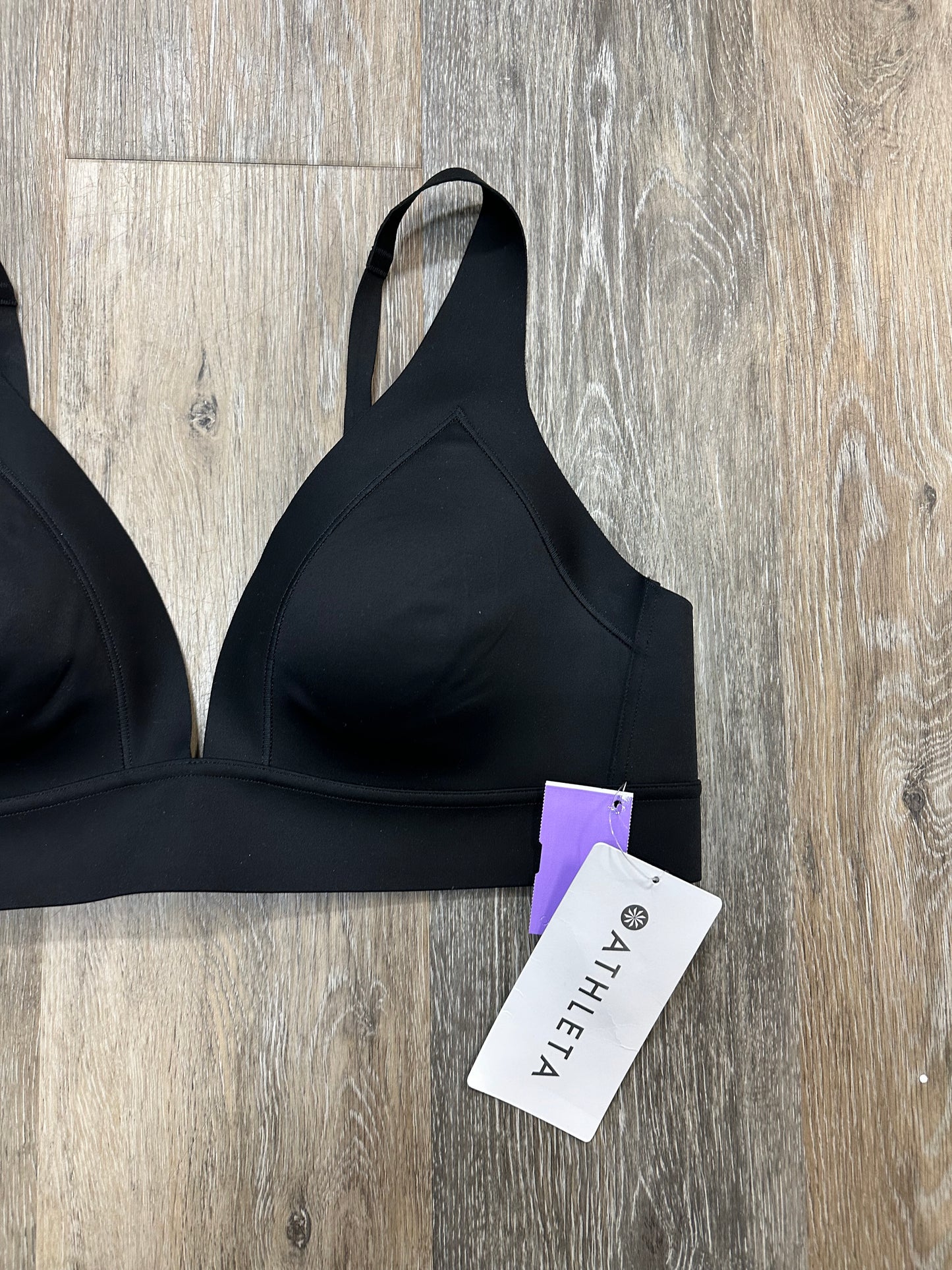 Athletic Bra By Athleta In Black, Size: Xl