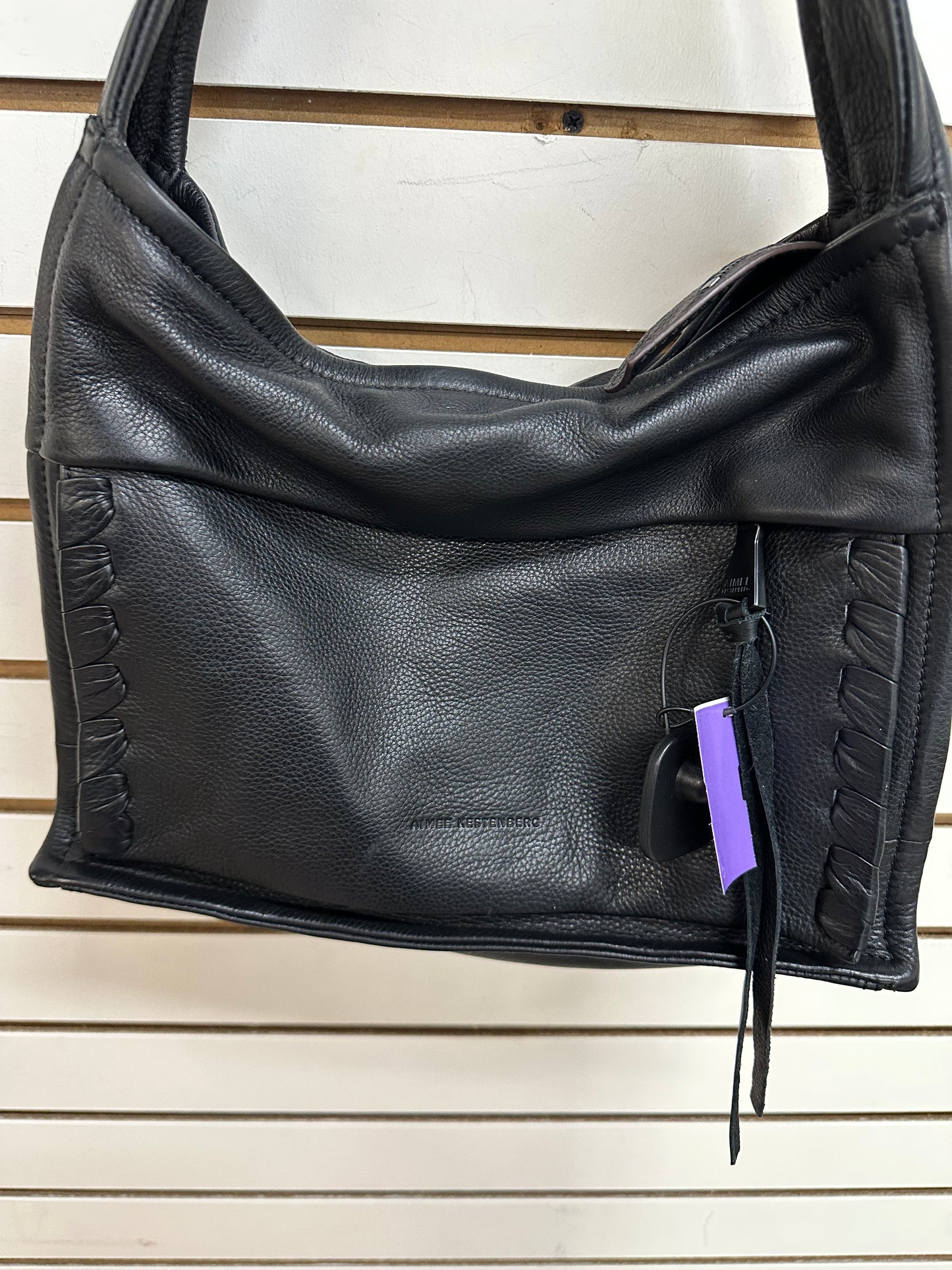 Handbag Leather By Aimee Kestenberg, Size: Medium