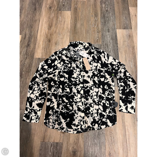 Blouse Long Sleeve By ACOA In Black, Size: L