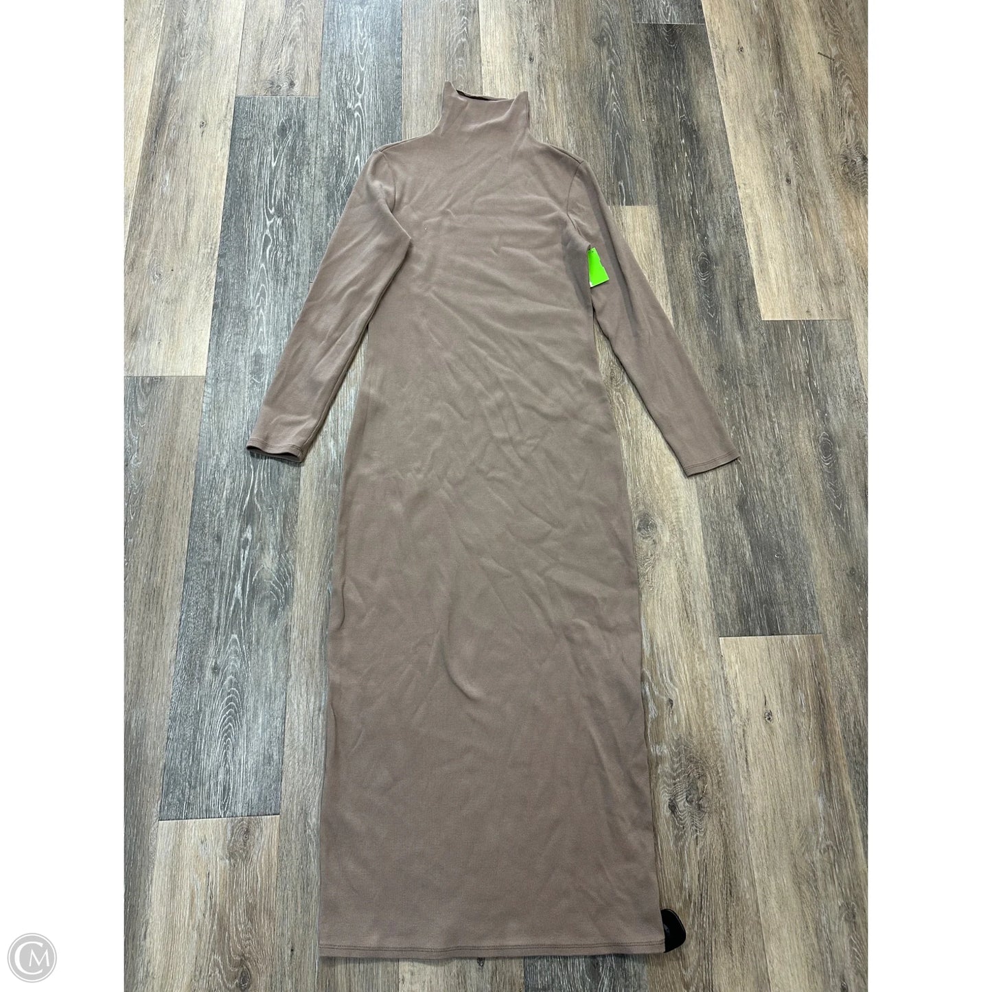 Dress Casual Maxi By Adriano Goldschmied In Tan, Size: L